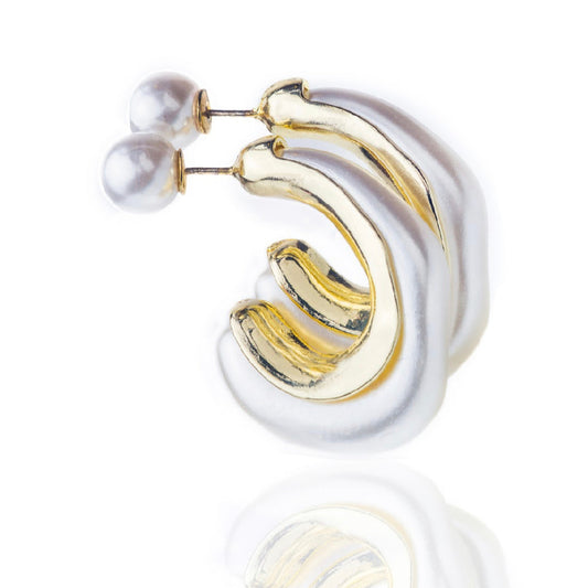Ocean Star Moon Earring