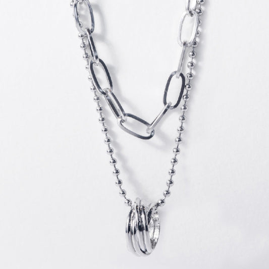 Modern Muse Classic Double Chain Necklace