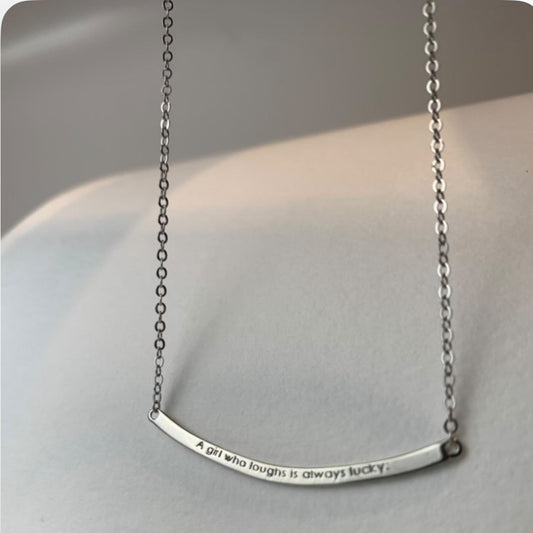 Modern Muse Tag Necklace